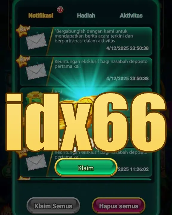 idx66 Tangkapan Layar Resmi APK